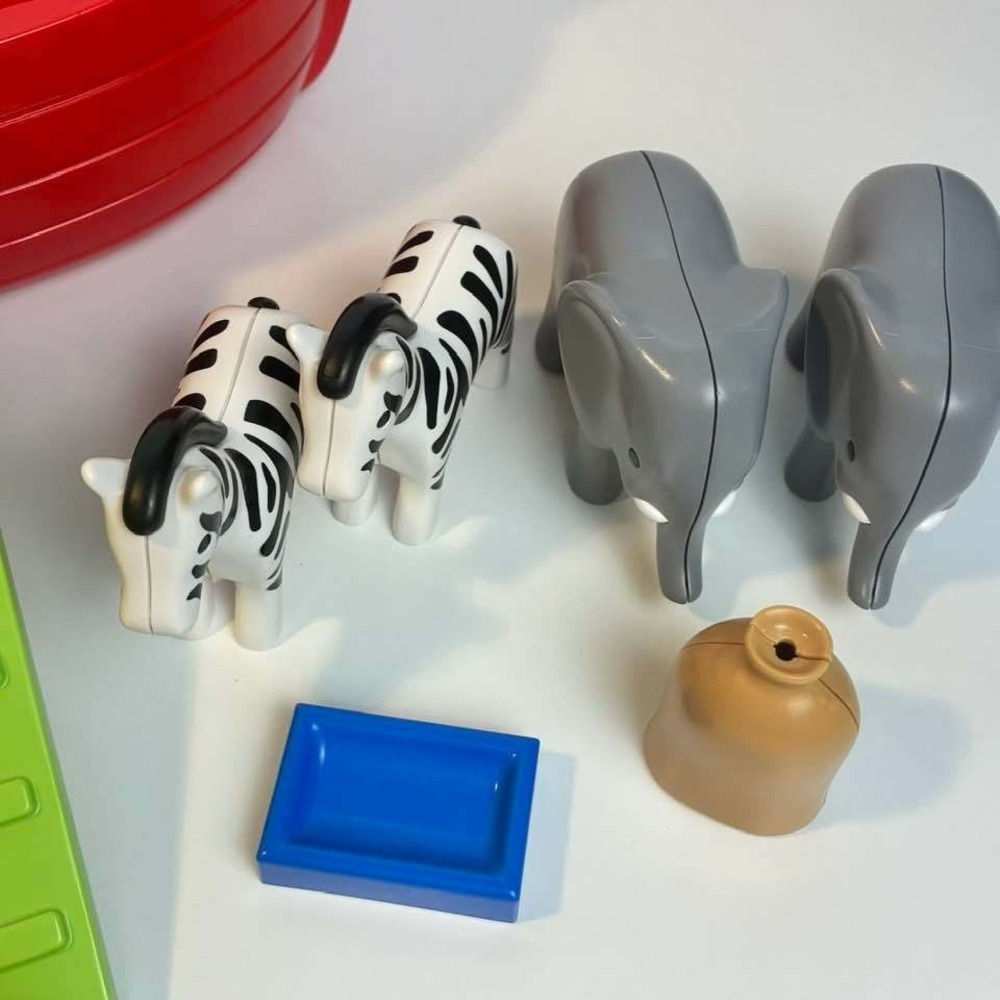Playmobil Noah's Ark Boat Animal Set Figures Ramp Zoo Safari Toy Lot Vintage Toy - Picture 4 of 11